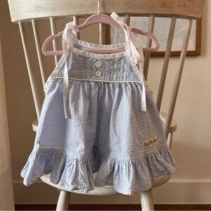 Nelly Madison Blue & White tunic set, size 2